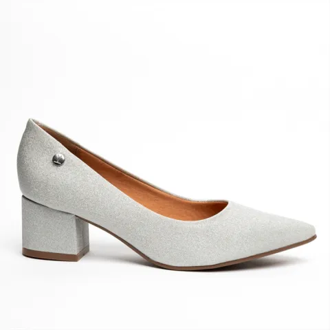 Vizzano glitter mid heel pumps