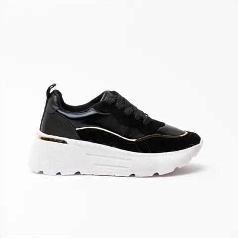 Vizzano black and white chunky sneakers