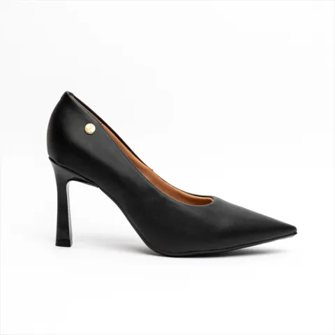 Vizzano Sleek Pointed High Flare Heel Pumps