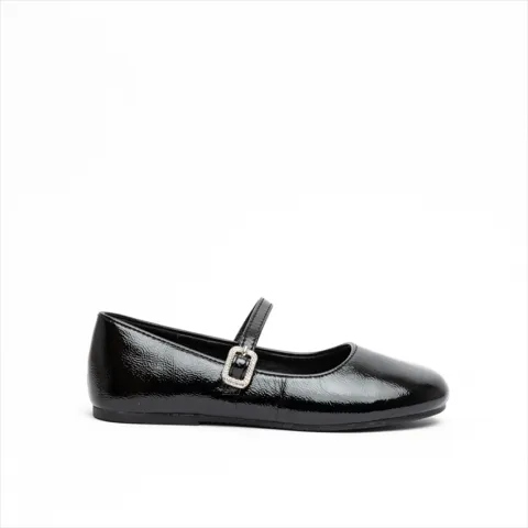 Miss Belgini Girls Mary Jane Ballerina Shoes with Single Buckle Strap
