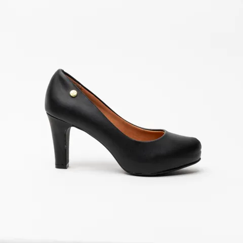 Vizzano black heeled pump