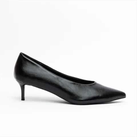 Miss Belgini Classic Pointed Low Heel Pumps