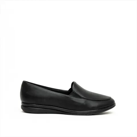 Piccadilly Classic Moccasin Low Wedge Pumps