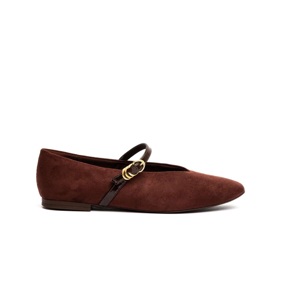 Piccadilly Modern Flat Ballerina Mary Jane Pumps
