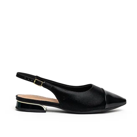 Piccadilly Slingback Pointed Flat Pumps