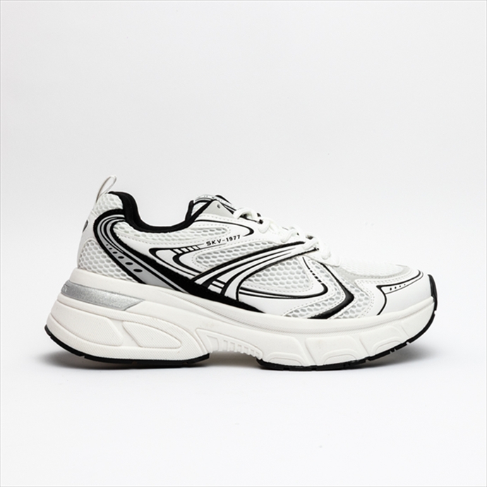 Via Marte Wedge Contemporary Lace Up Sneakers