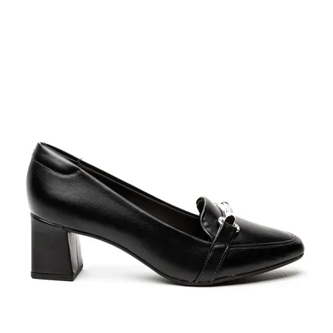 Beira Rio block heel pumps with buckle