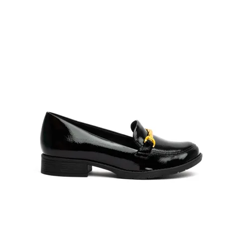Piccadilly Flat Loafers with Horsebit Chain
