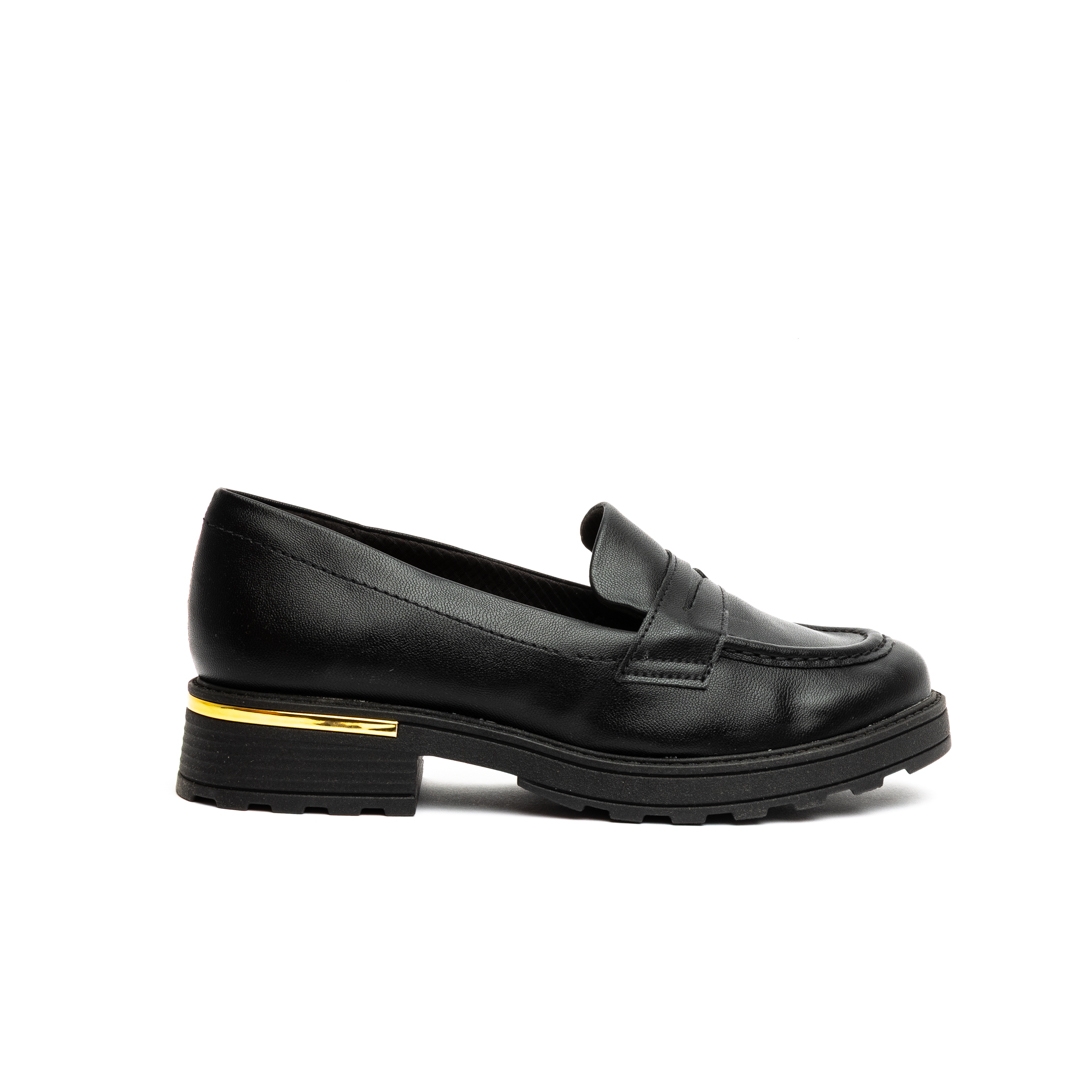 Piccadilly Contemporary Flatform Penny Strap Loafers