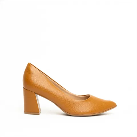 Piccadilly Modern Court Medium Block Heel Pumps