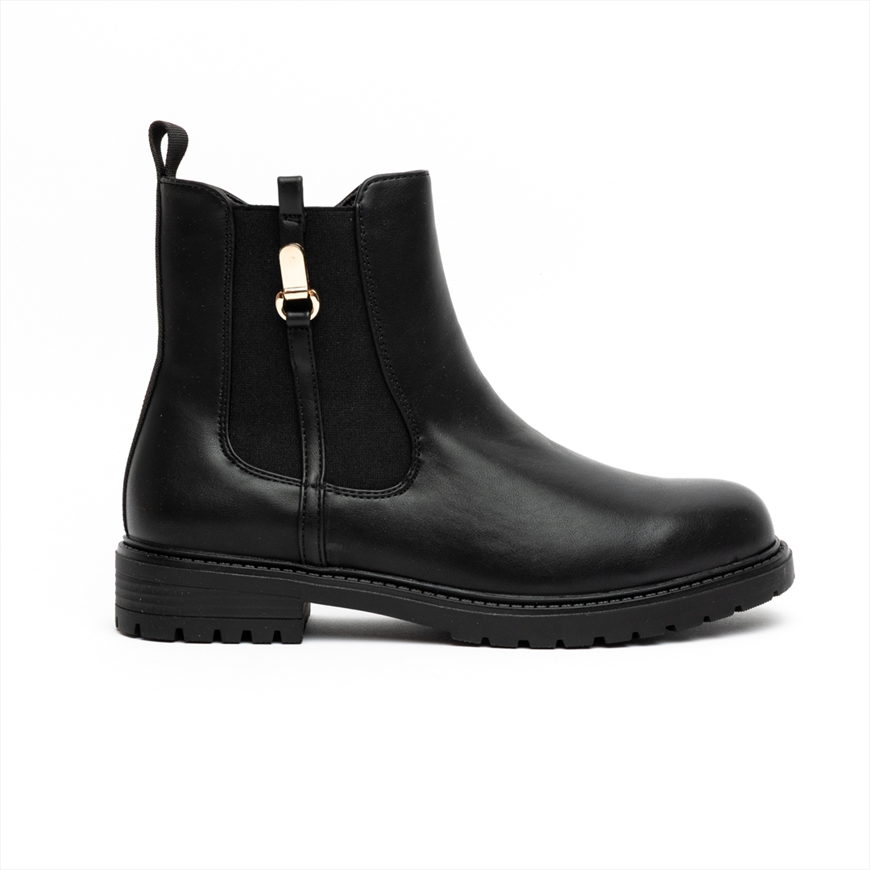 Miss Belgini Women Chelsea Ankle Boots with Strap Detail