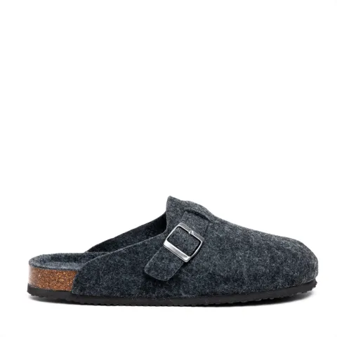 Southport Clog Slippers with Buckle Detail