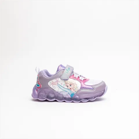 Frozen Girls Sneakers with Light Up Bubble Sole