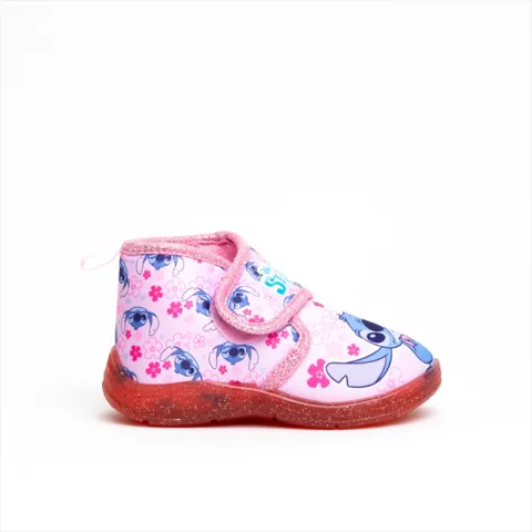 Stitch Girls Slippers with Glittery Sole