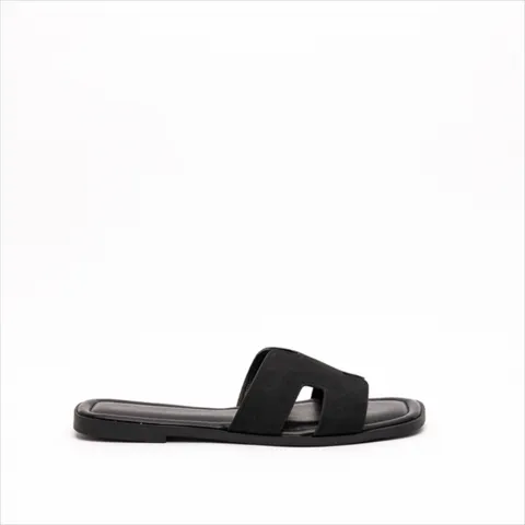 Miss Belgini Women Chic Flat Sandals with Suede Effect Upper
