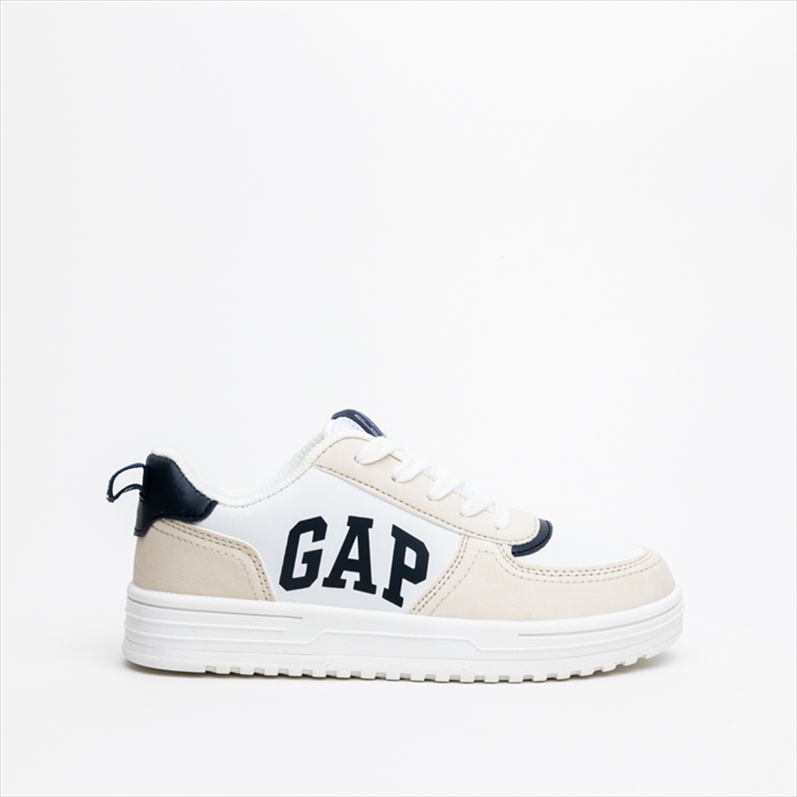 GAP Lace Up Sneakers with Navy Details and Logo on the Side