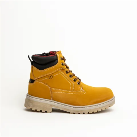 GAP Boys Mid-Low Lace Up Boots with Padded Collar