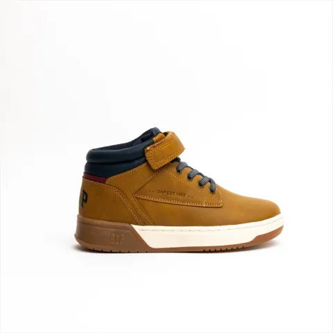 GAP Boys Mid-Top Sneakers with Navy Details