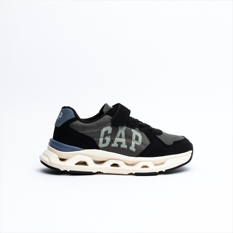 GAP Boys Trainers with Velcro Strap and Laces with Oversized Logo