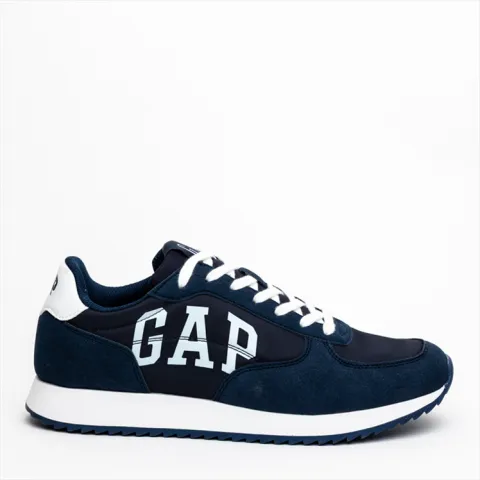 GAP Oversize Logo Print Sneakers with Rubber Cushioning Sole