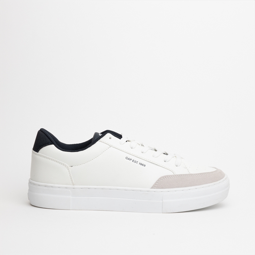 GAP Men’s Sneaker with Thick Sole and Contrast Heel Tab