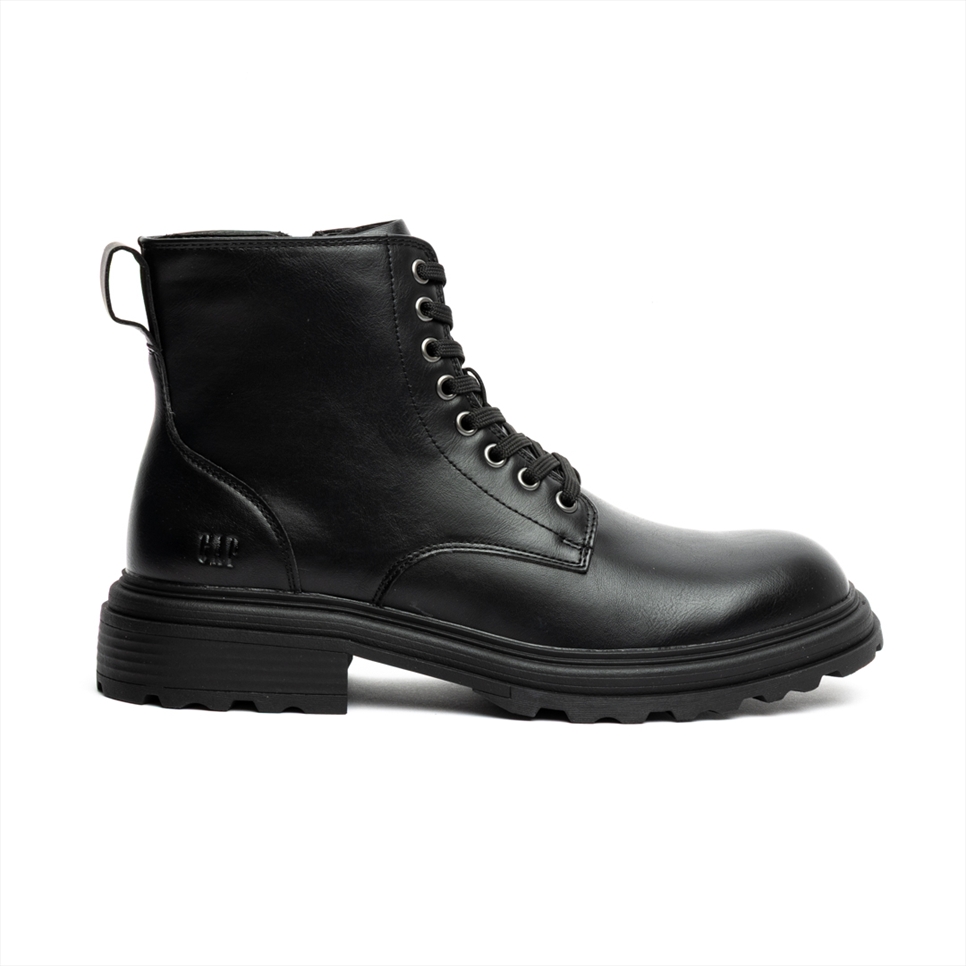 GAP Men Timeless Combat Boots with Heel Tab Detail