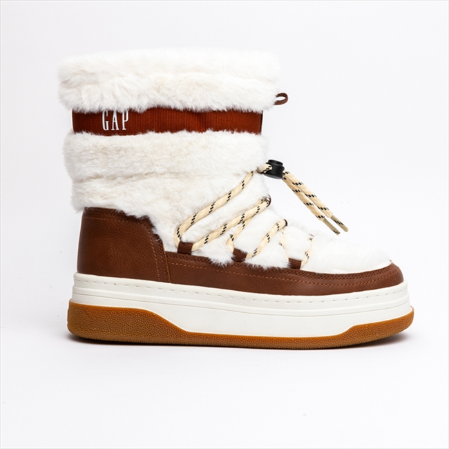 GAP Women Mid Calf Faux Fur Snow Boots