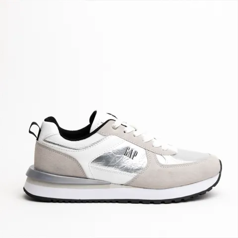 GAP Womens Wedge Trainers with Silver Details