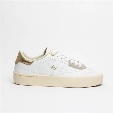 GAP Women Court Sneakers with Metallic Back Heel