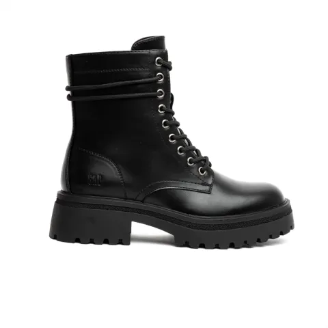 GAP Women Elegant Combat Flat Ankle Boots