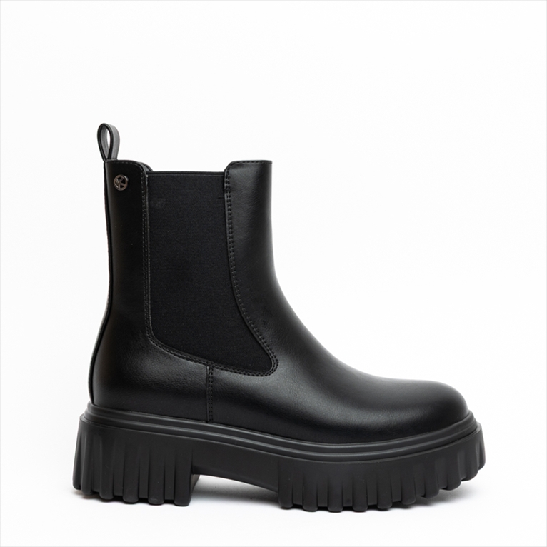 Keys Chelsea Flat Ankle Boots with Thick Sole