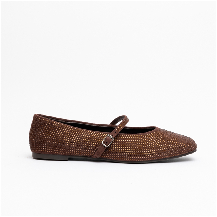 Miss Belgini Glam Mary Jane Flat Ballerina Pumps