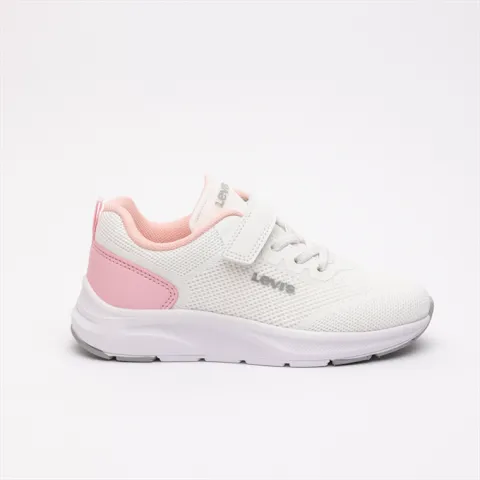 Levis Young Girls Sneakers with Pink Details