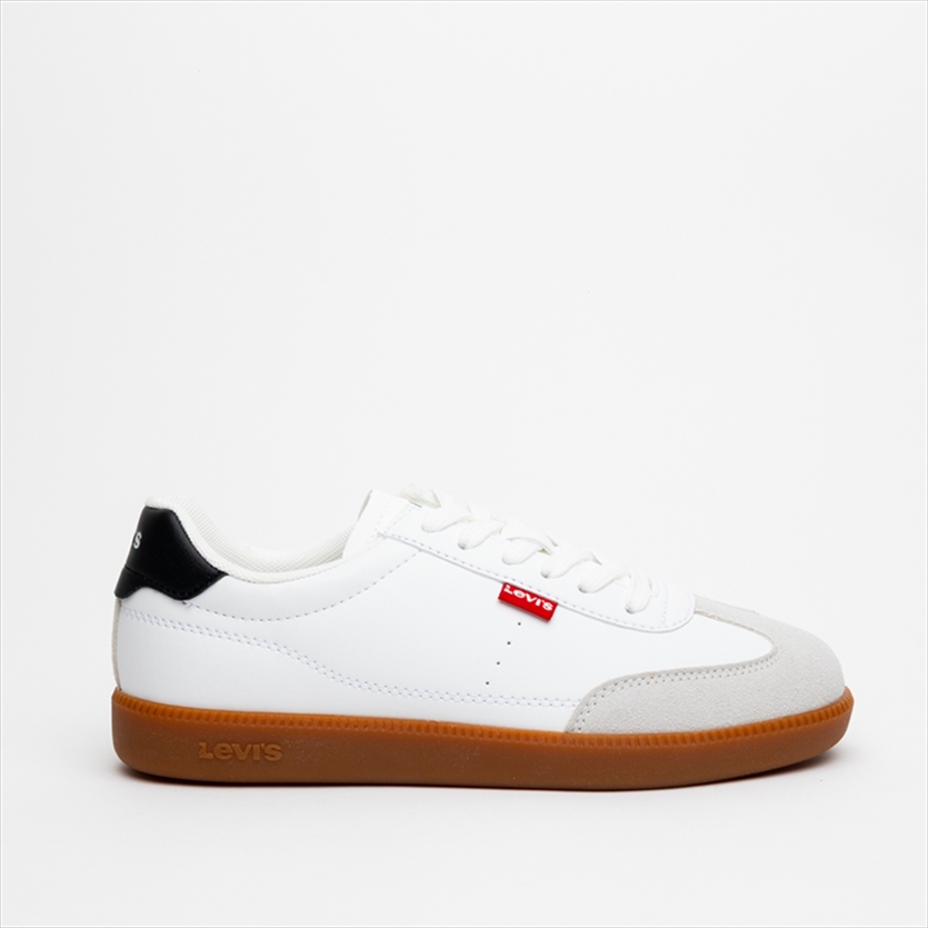 Levis Lace Up Boys Sneakers with Gum Sole
