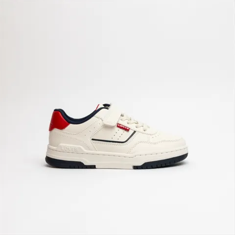 Levis Boys Retro Sneakers with Velcro Strap and Laces