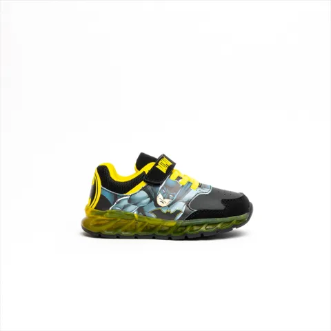 Batman Boys Sneakers with Bubble Light Up Sole