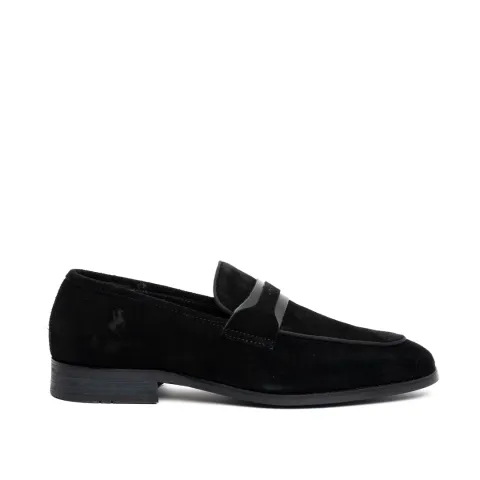 Boston Premium Suede Formal Loafers with Penny Strap