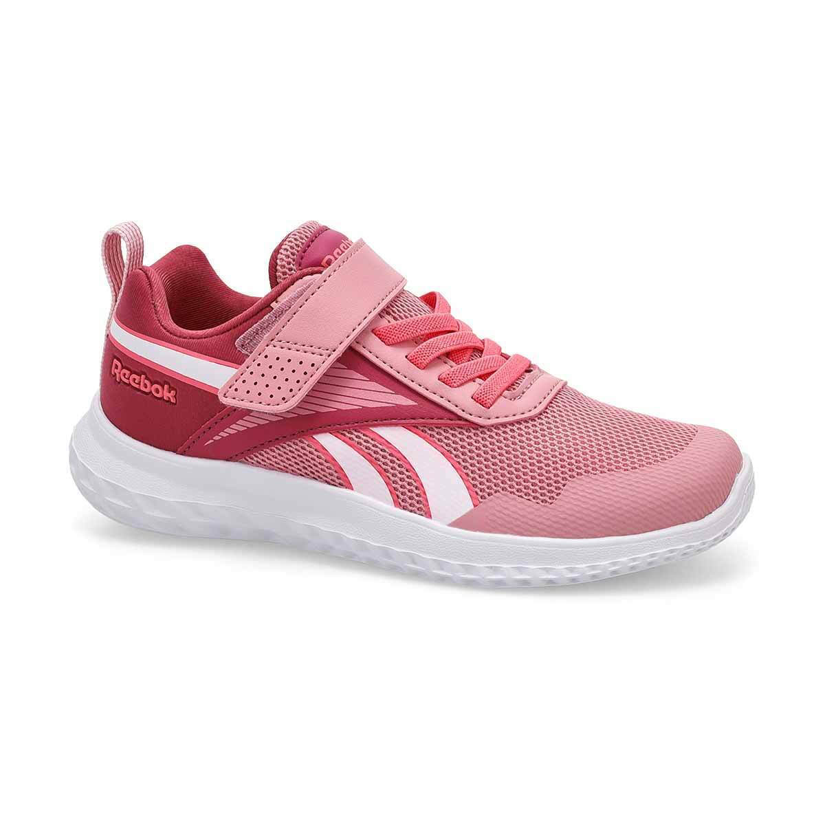 Reebok Children Girl's Rush Runner 5 Elastic Lace & Top Stra (471057)