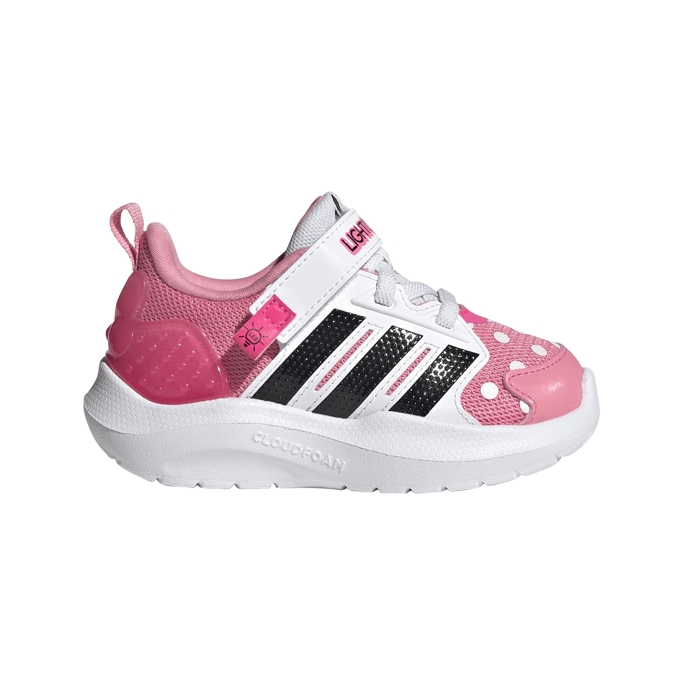 adidas infant's disney minnie mouse lightorama runner shoes (476098)