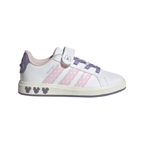 adidas girl's disney minnie mouse grand court shoes kids (475856)