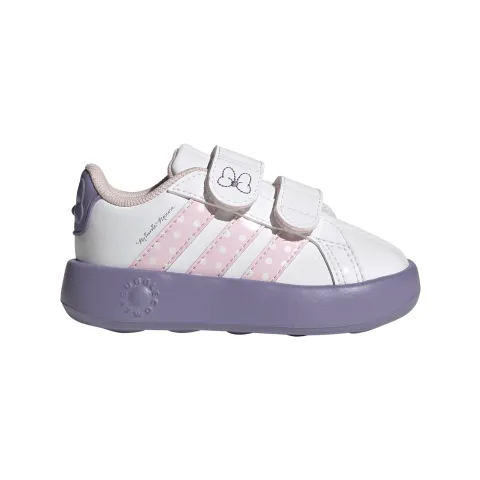 adidas infant's disney minnie mouse grand court shoes (476202)