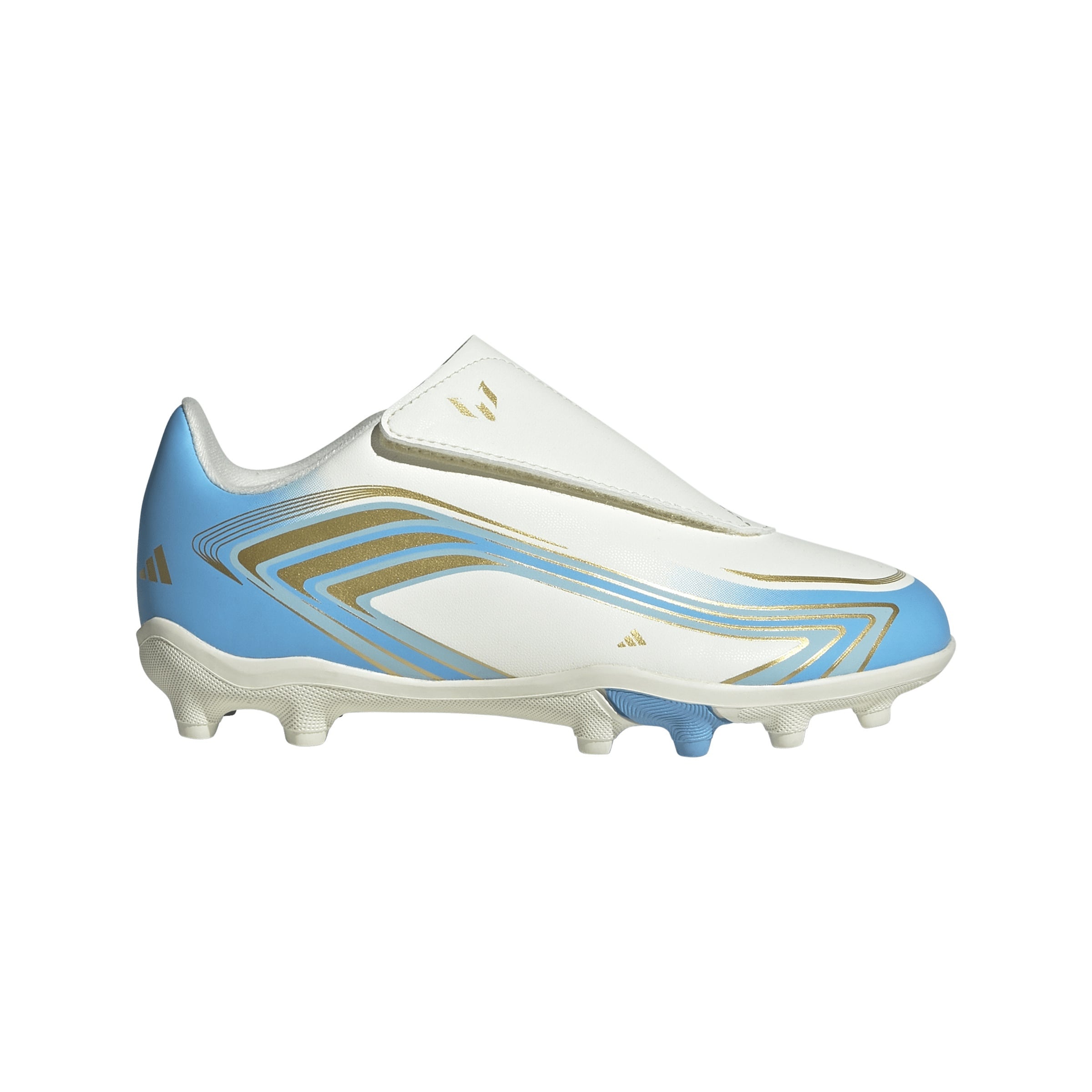 adidas kid's f50 messi club hook and loop firm ground / mult (475867)