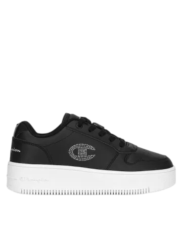 Champion Girls Rd18 Platform Glitter Gs Low Cut Shoe (465233)