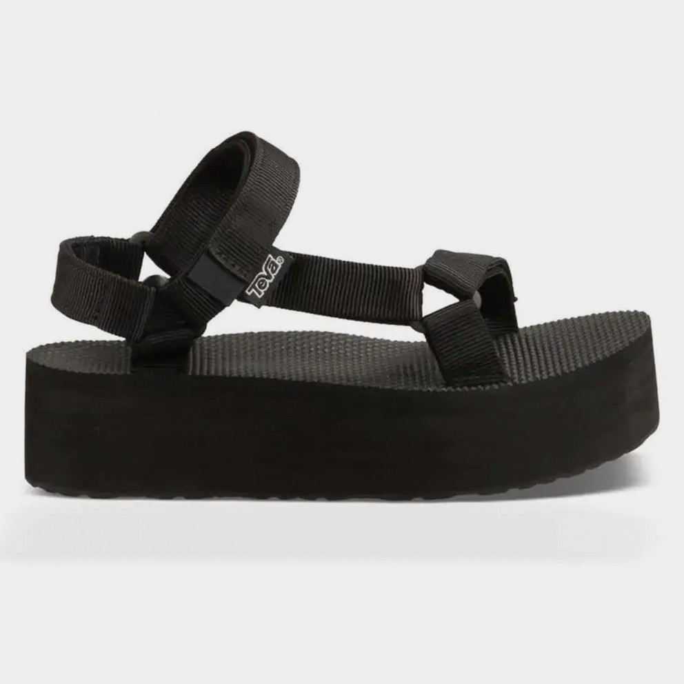 Teva Universal Mettalic Woman's Flatform Sandals (1008844W-BLK)