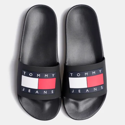 Tommy Jeans Flag Pool Women's Slides (EN0EN02115-BDS)