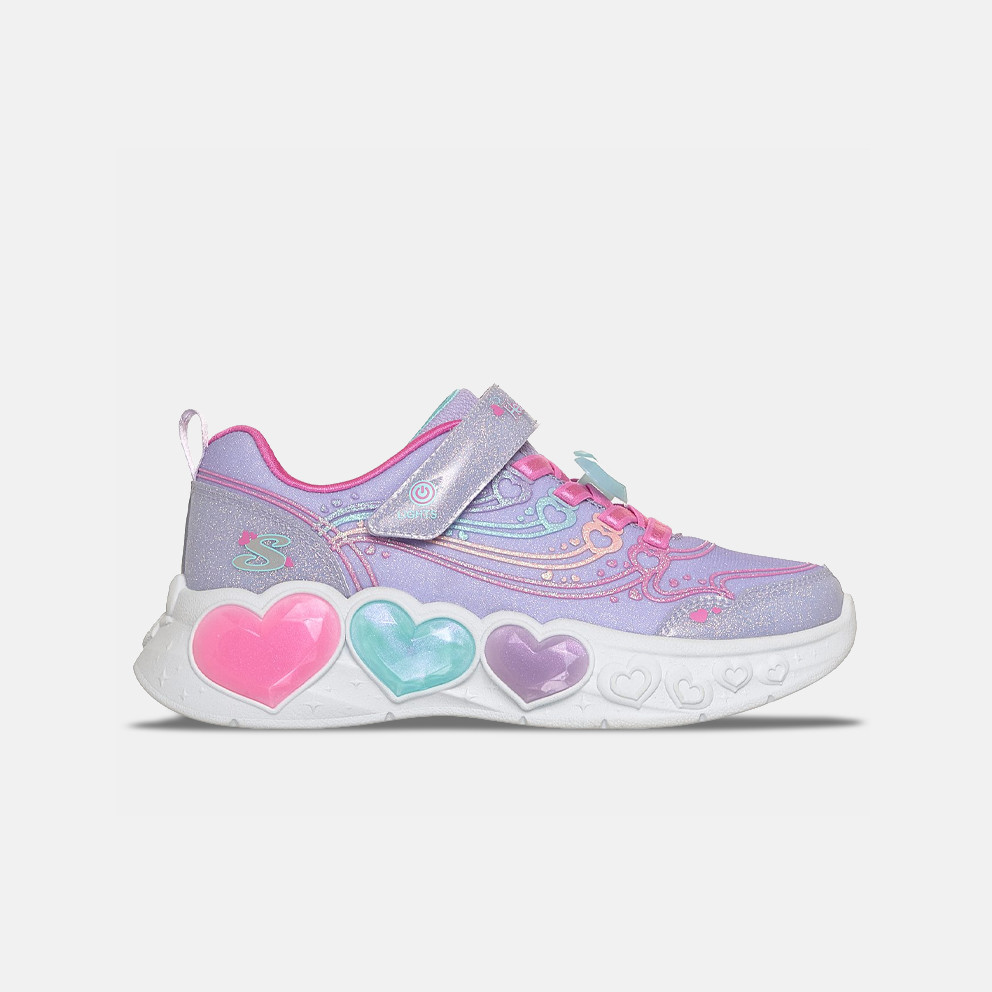 Skechers Enchanted Heart Lights Baby Shoes with Lights (303266NC-LVMT)