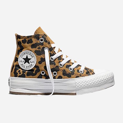 CONVERSE Παιδικά Sneakers Chuck Taylor All Star Eva Lift Καφέ (1099931)