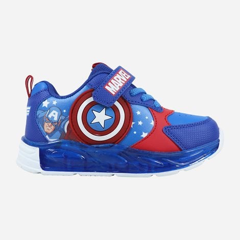 DISNEY Παιδικά Sneakers Avengers Lights Μπλε (1124432)