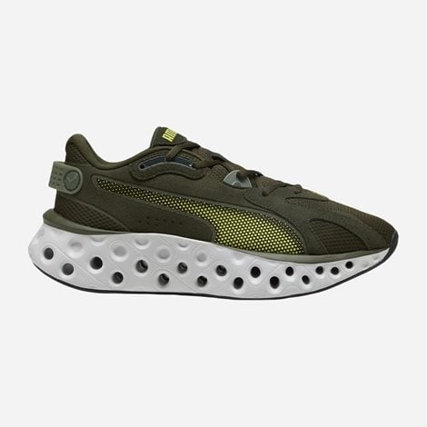 PUMA Ανδρικά Casual Παπούτσια Softride Frequence Λαδί (1118550)