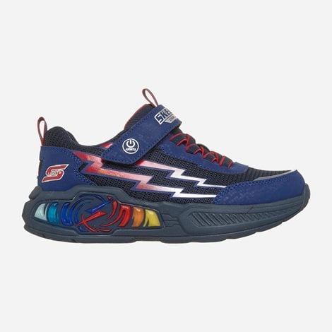 SKECHERS Παιδικά Παπούτσια για Τρέξιμο Μπλε-Lime (1119979)
